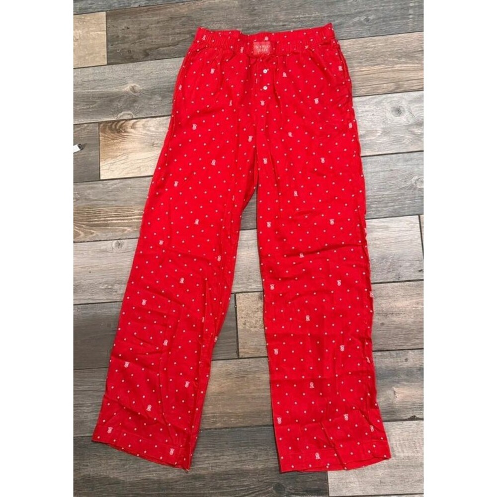 Victoria’s Secret Red Polka Dot Boxer Pants Size Small